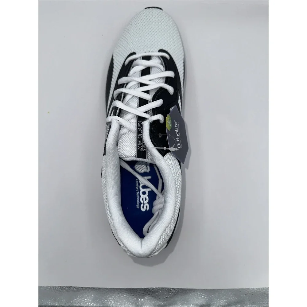 K-Swiss Men's‎ Tubes Sport Athletic Shoes – White/Black – Size 8.5- NEW